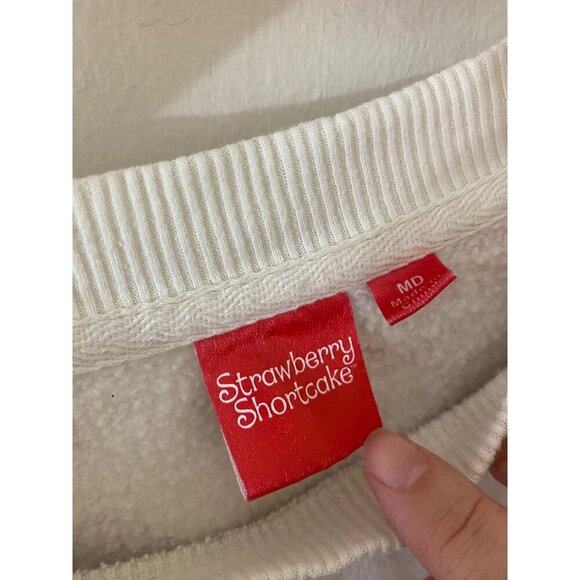 Strawberry Shortcake Women's All Over Print Long Sleeve Sweater - Medium - Picture 2 of 13